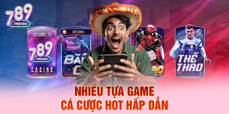 Đa dạng tựa game cá cược tại 88bet